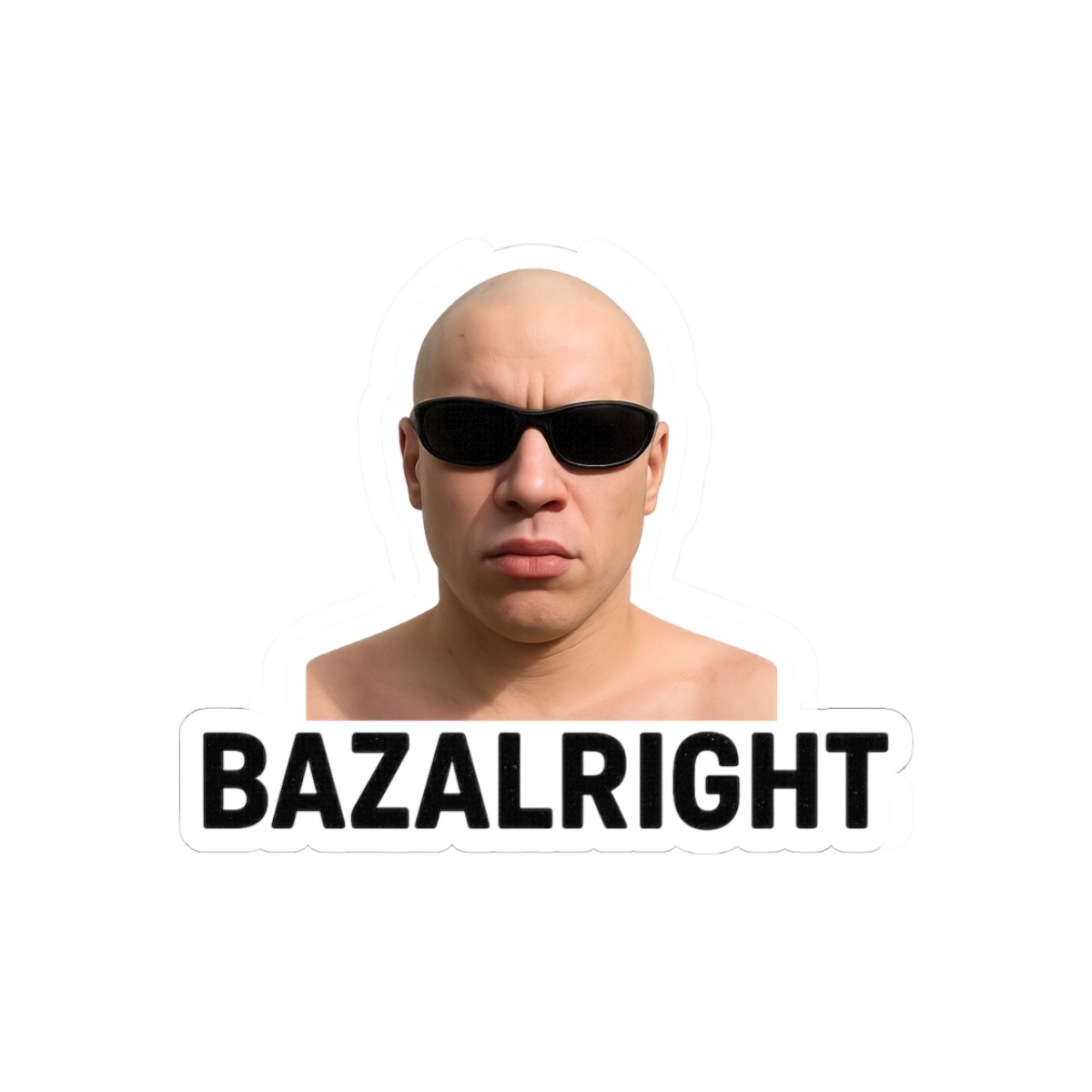 Jynxzi Bazalright Gaming Sticker - Official stickers merchandise