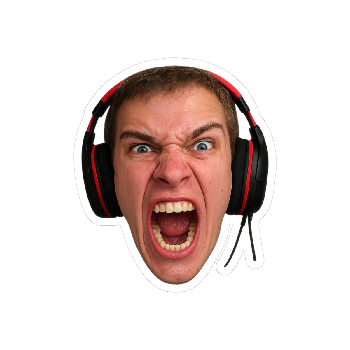 Jynxzi Rage Gaming Sticker - Official stickers merchandise