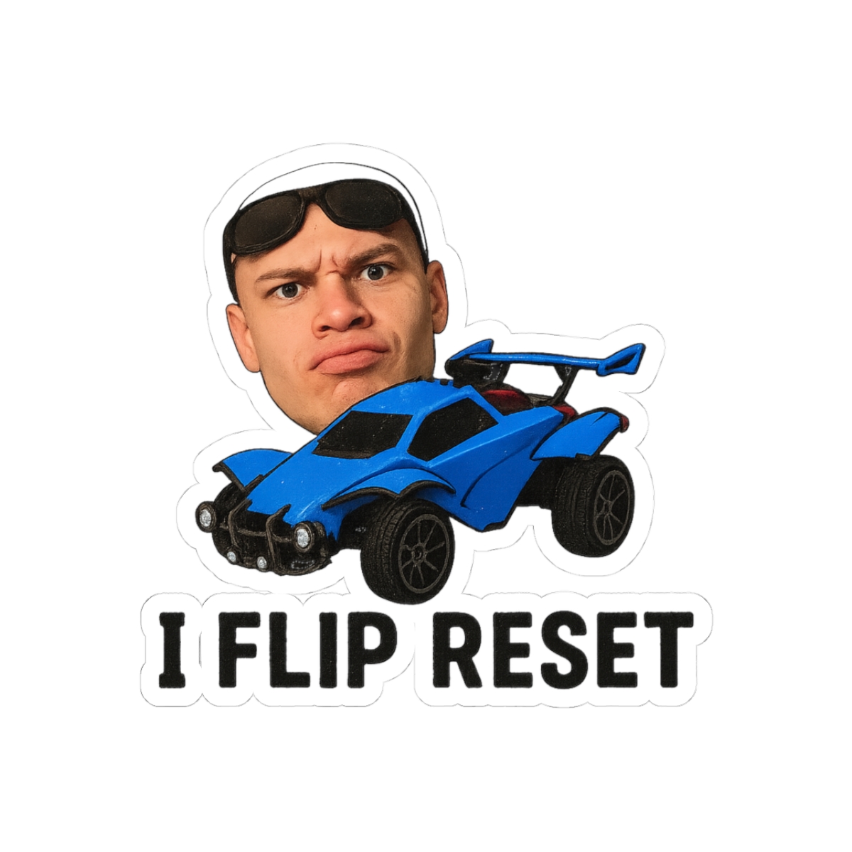 I Flip Reset Jynxzi Valorant Gaming Sticker - Official stickers merchandise