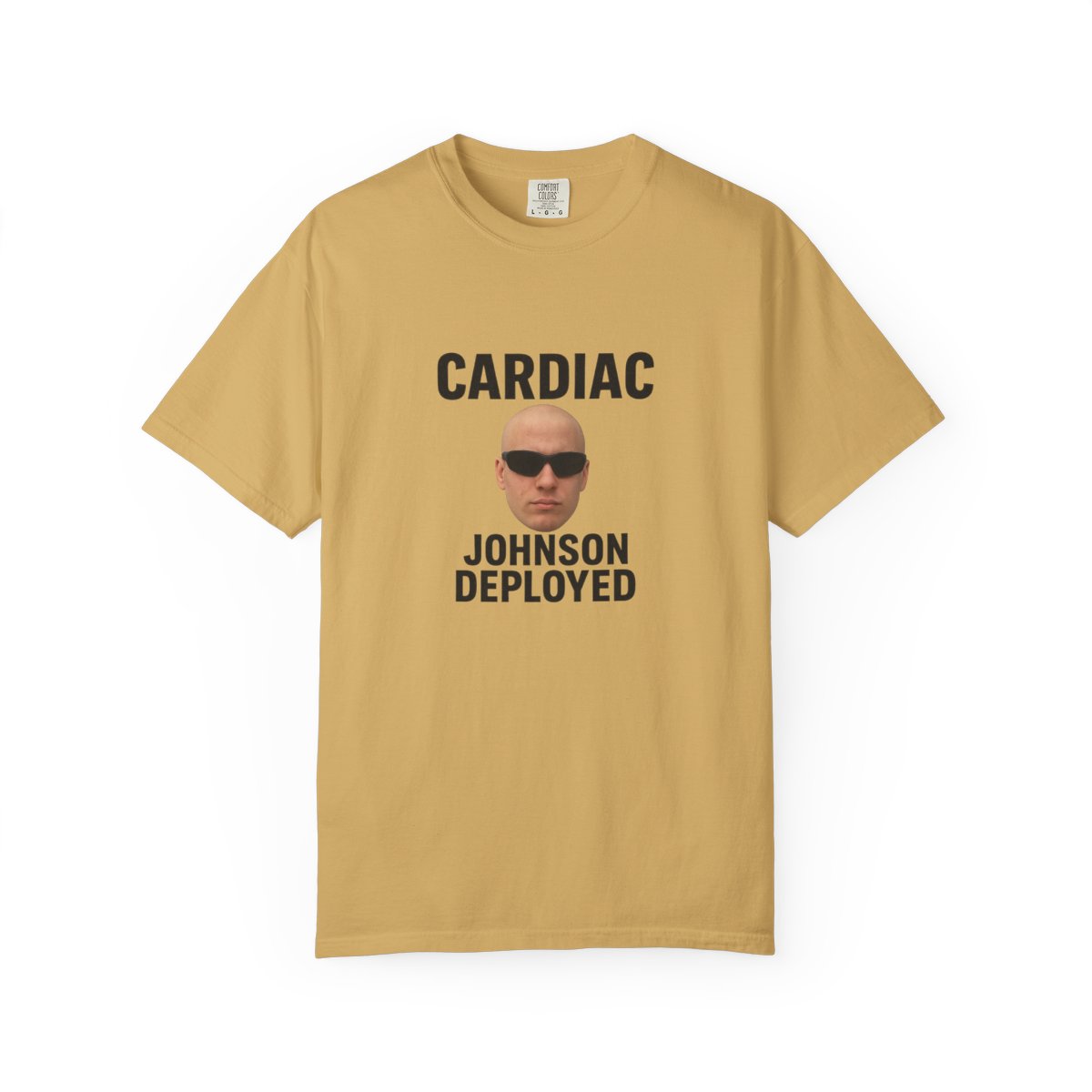 Cardiac Johnson Deployed Bold Graphic T-Shirt - Official t-shirts merchandise