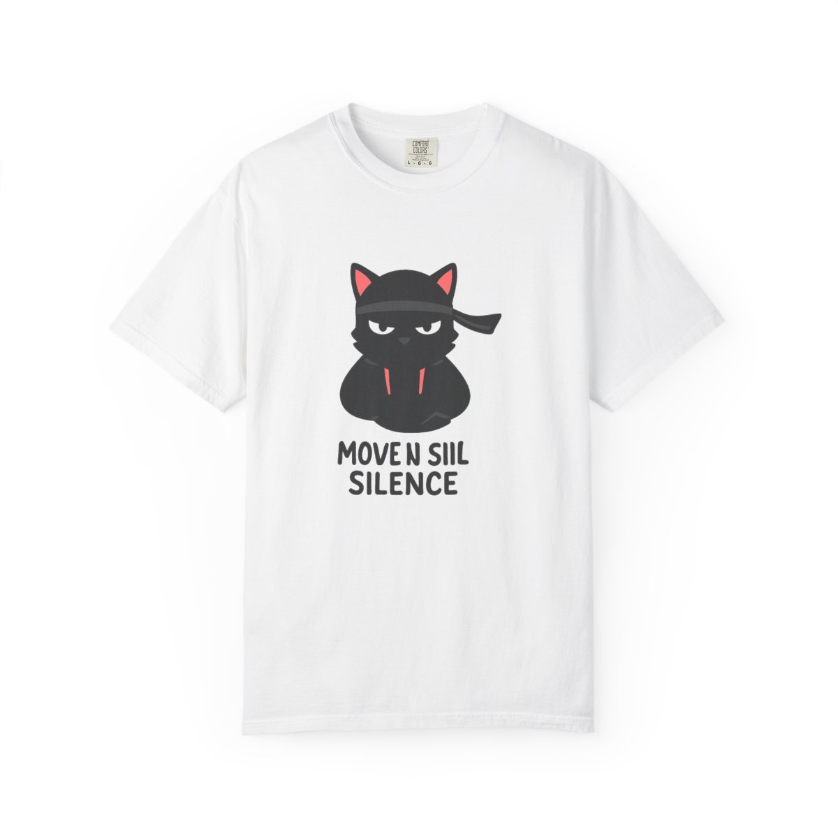 Move in Silence Ninja Cat T-Shirt - Official t-shirts merchandise