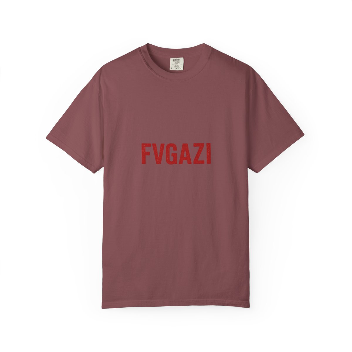 FVGAZI Bold Red Streetwear T-Shirt - Official t-shirts merchandise