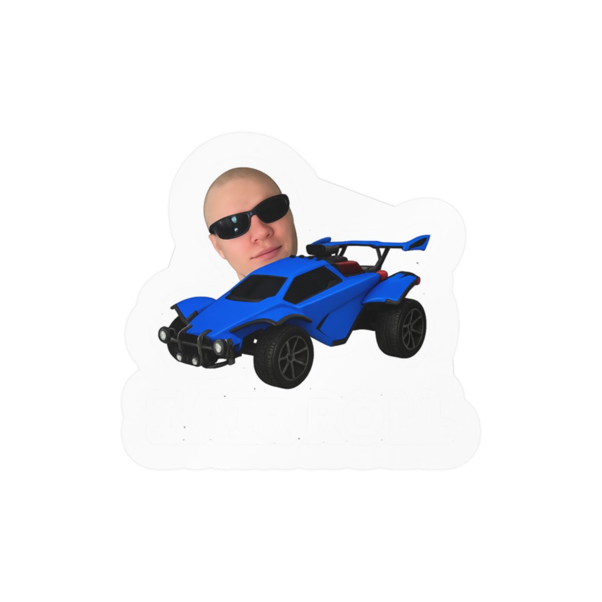 I Air Roll Rocket League Gamer Sticker | Funny Vinyl Decal - Official stickers merchandise