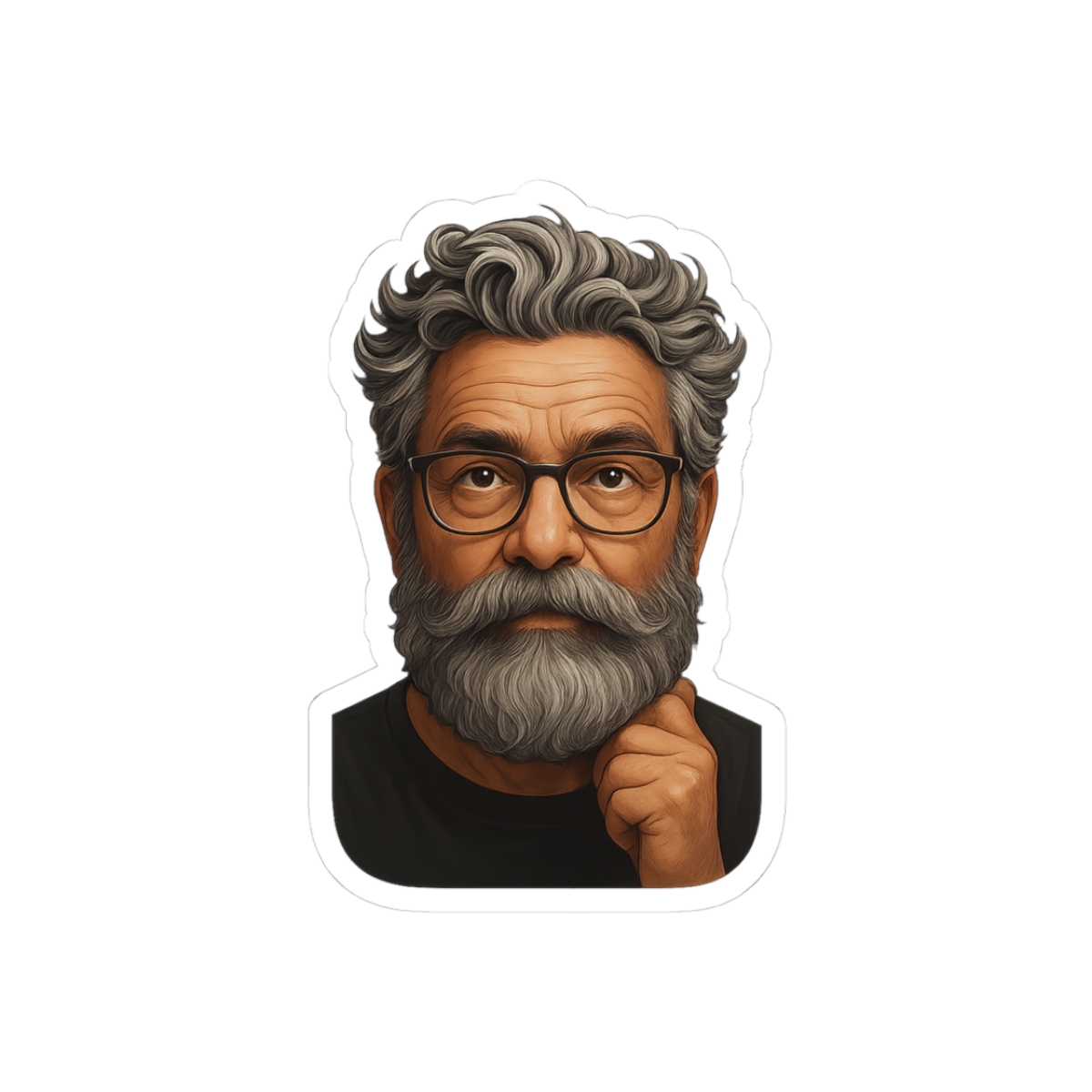 Caseoh Funny Face Sticker - Official stickers merchandise
