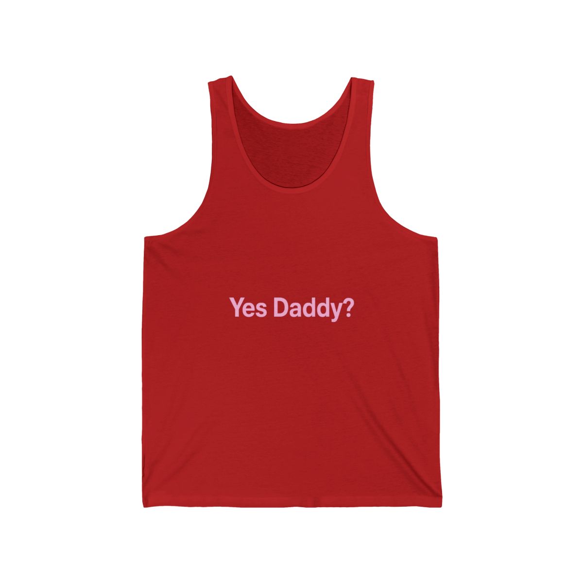 Sassy 'Yes Daddy?' Face Graphic Crop Tank Top - Official tank-tops merchandise