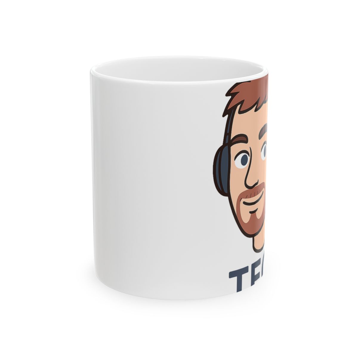 CaseOh Cartoon Headshot Mug | Streamer Coffee Mug, CaseOh Fan Gift, Gaming Merch - Official mugs merchandise