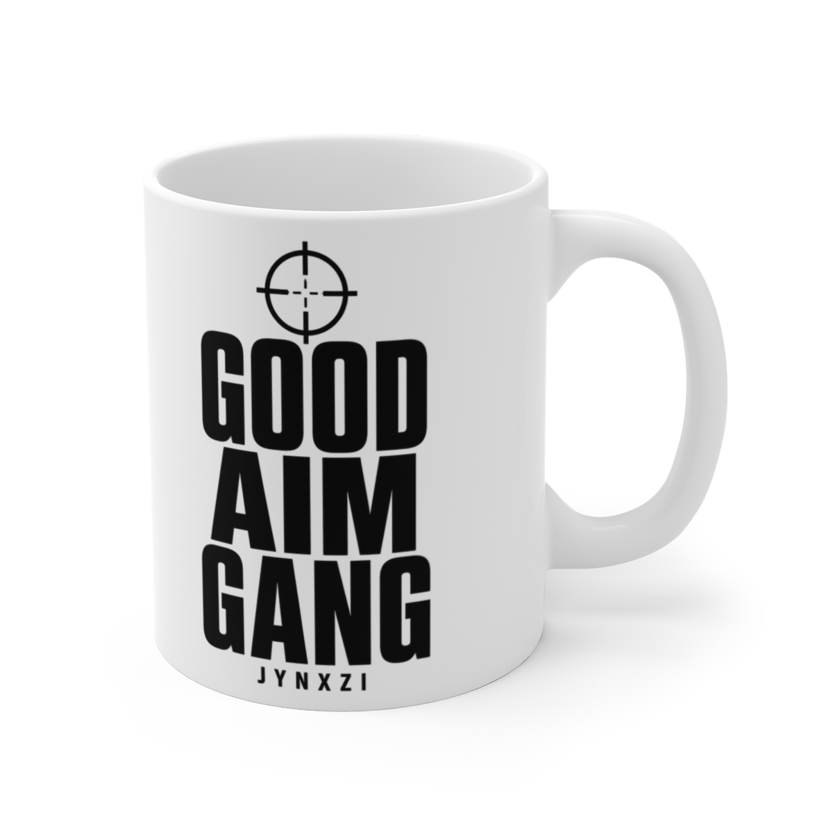 Jynxzi "Good Aim Gang" White Mug