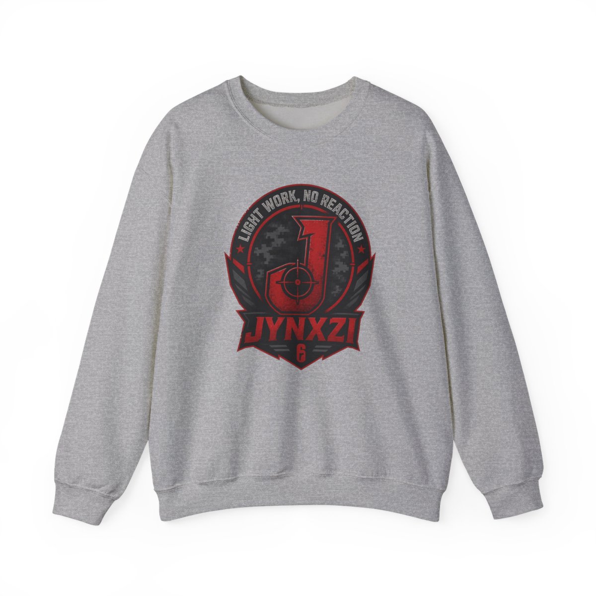 Jynxzi "Light Work, No Reaction" Crewneck - Official sweatshirts merchandise