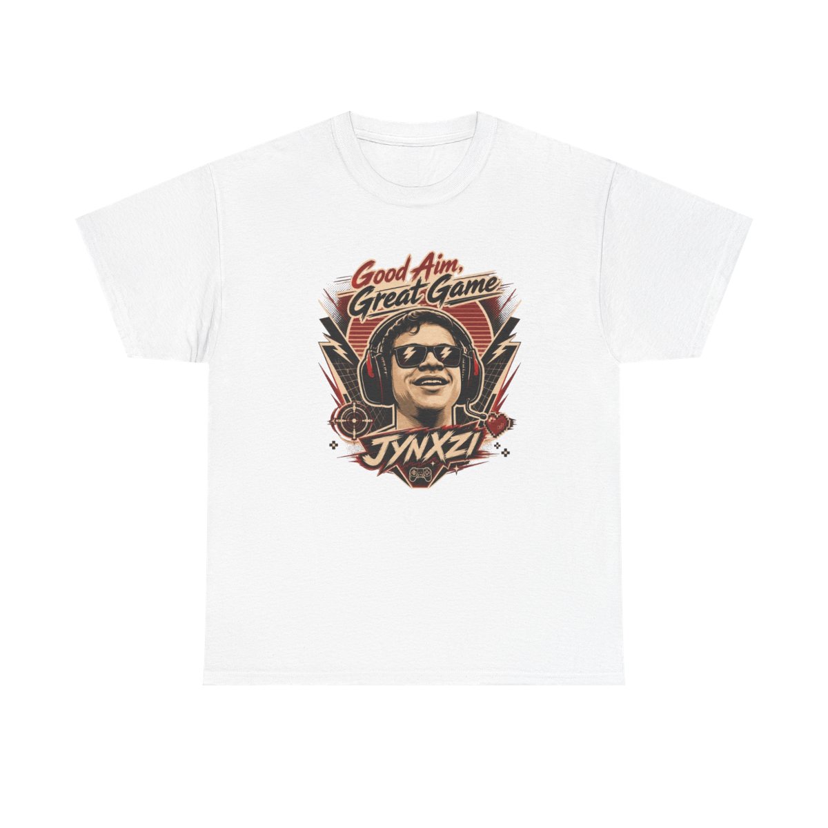 Jynxzi "Good Aim, Great Game" Unisex Tee - Official t-shirts merchandise