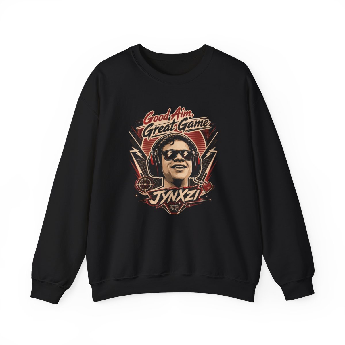 Jynxzi "Good Aim, Great Game" Crewneck - Official sweatshirts merchandise